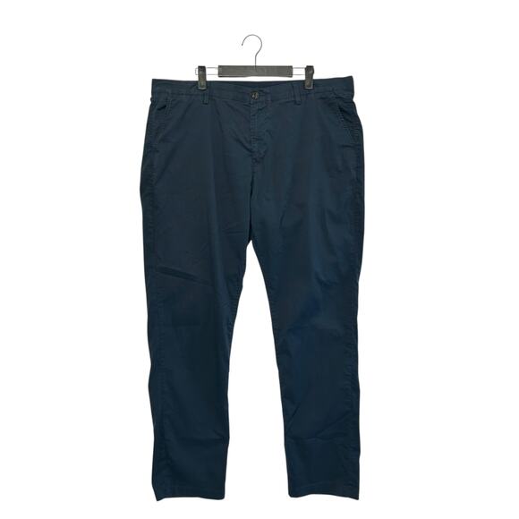 Faherty Movement Chino Pants Men's Sz 38 Navy Preppy Golf Timeless Straight Leg - Picture 1 of 6